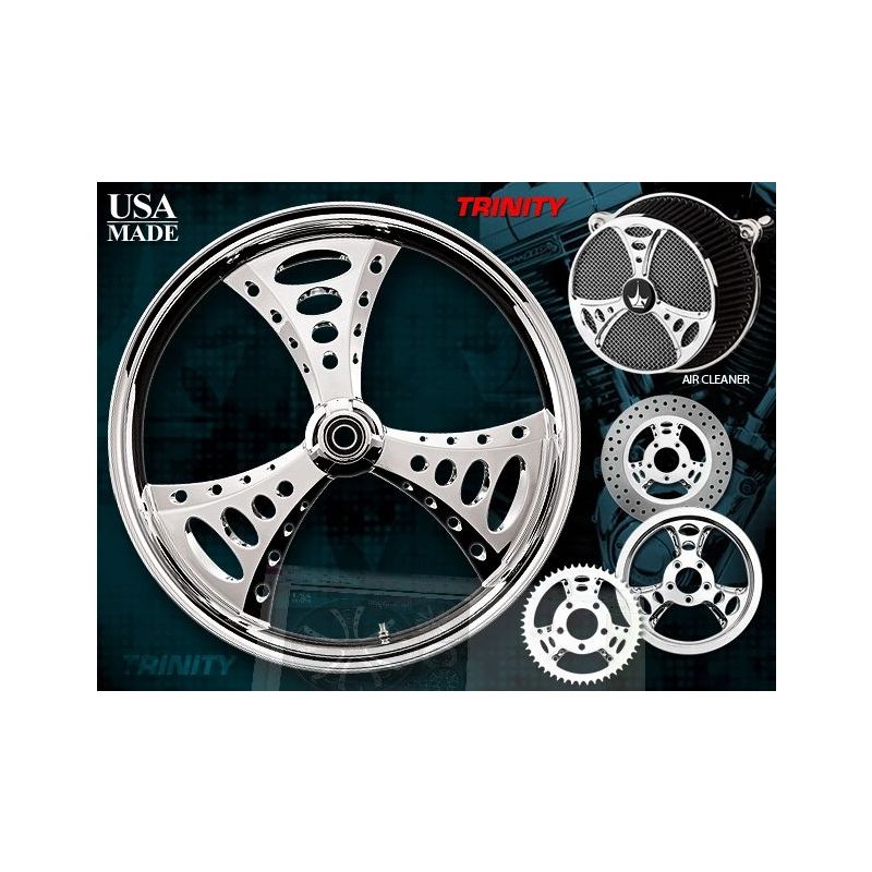 MICHELIN HARLEY-DAVIDSON ホイール FUEL FORGED BLACK CUT HARLEY TOURING 2000-2024 - Coastal Moto