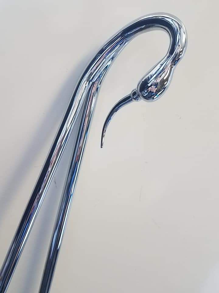 Scorpion shop sissy bar