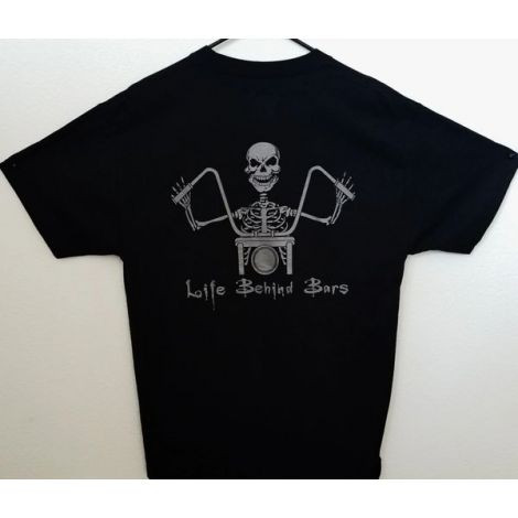 Ginz Choppers OG "Life Behind Bars" (Charcoal) - Hanes Men's Tee 