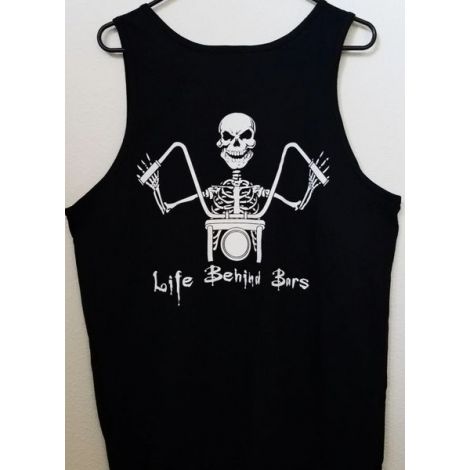 Ginz Choppers OG "Life Behind Bars" (White) - Gilden Men's Tank